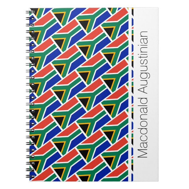SOUTH AFRICA Flag Customized Notebook Journal (Front)