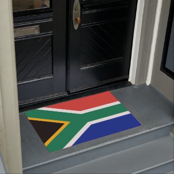 South Africa Flag Doormat by FlagGallery at Zazzle