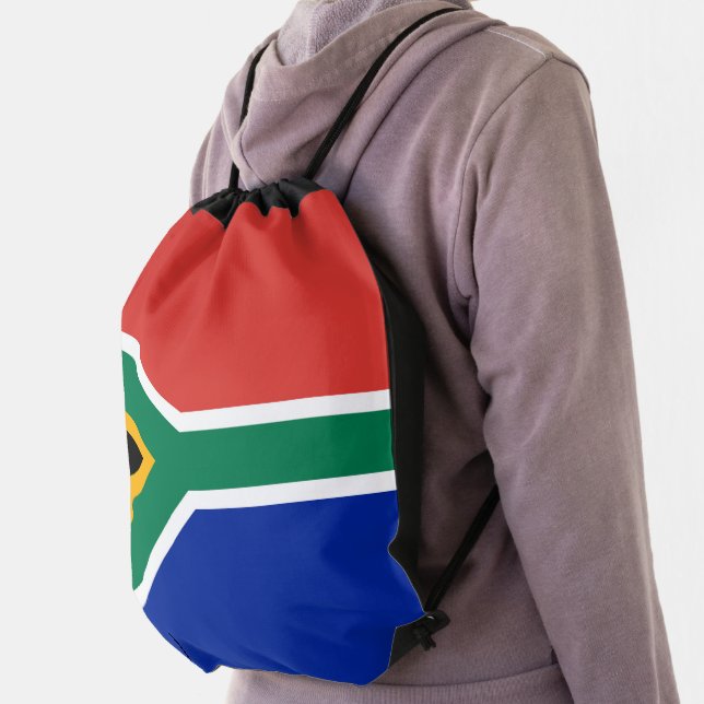 South Africa flag Drawstring Bag (Insitu)