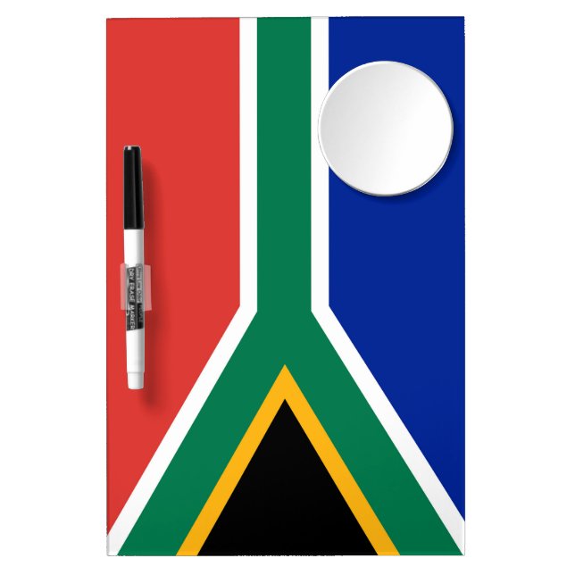 South Africa flag Dry Erase Board With Mirror (Front)