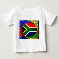 South Africa Flag: Dynamic Swirl Motif