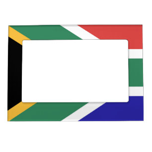 South Africa Flag Emblem Magnetic Frame