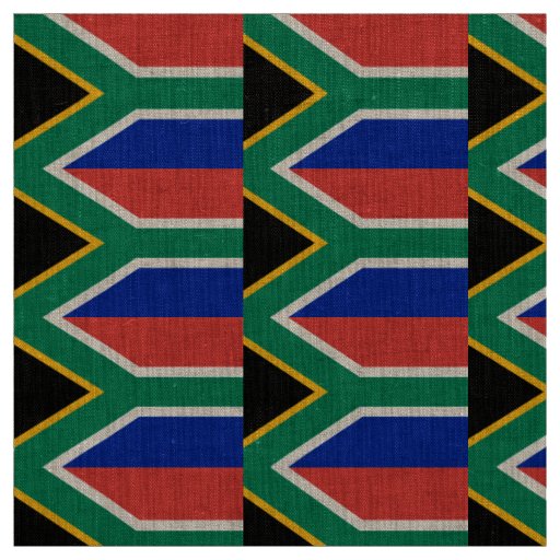 South Africa Flag Fabric