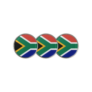 South Africa flag Golf Ball Marker