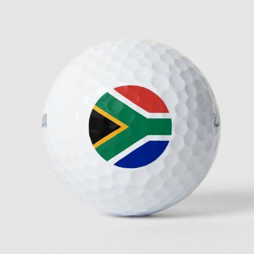 South Africa Flag Golf Balls