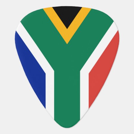 South Africa Flag Guitar Pick For African Musician