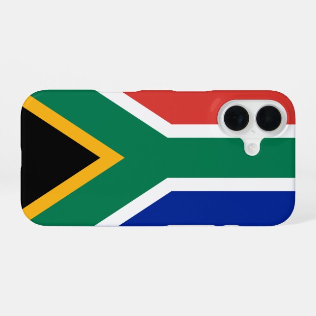 South Africa Flag iPhone Case (Back Horizontal)