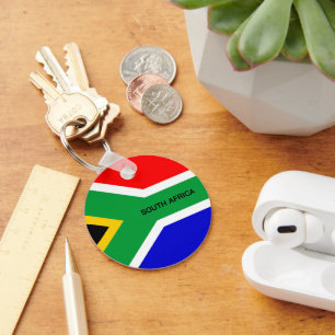 SOUTH AFRICA FLAG KEYCHAIN