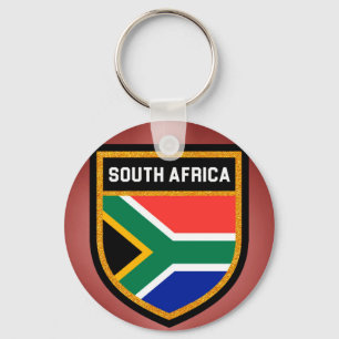 South Africa Flag Keychain
