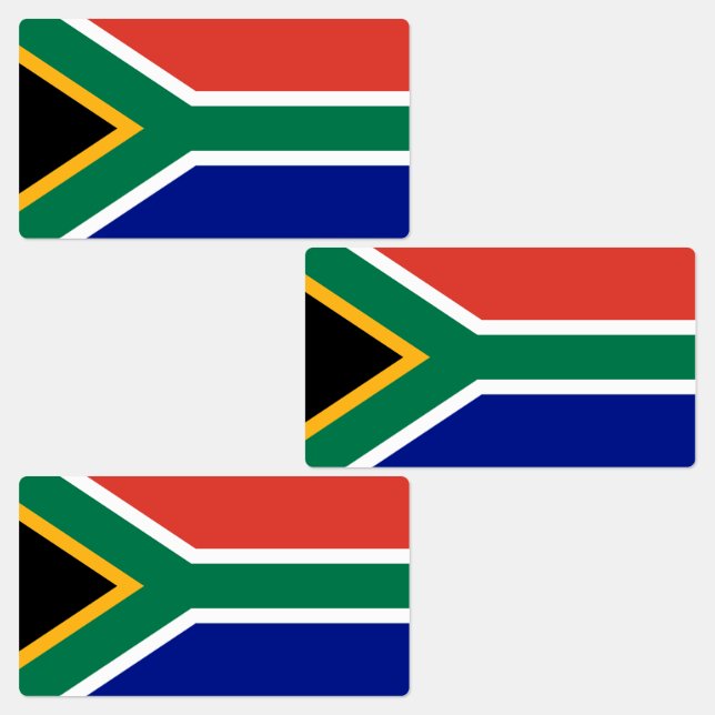 South Africa Flag Labels (Group)