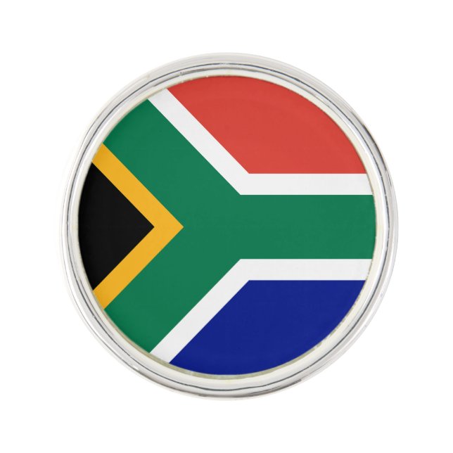 South Africa Flag Lapel Pin (Front)