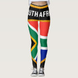 South Africa Flag Leggings<br><div class="desc">South Africa Flag</div>