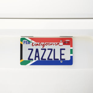 South Africa flag License Plate Frame