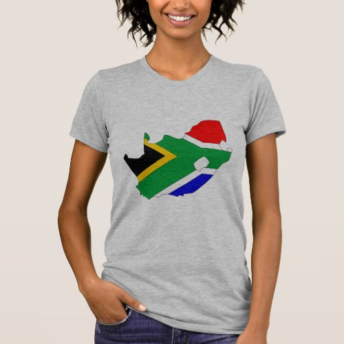 South Africa flag map T_Shirt