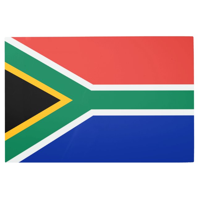 South Africa flag Metal Print (Front)