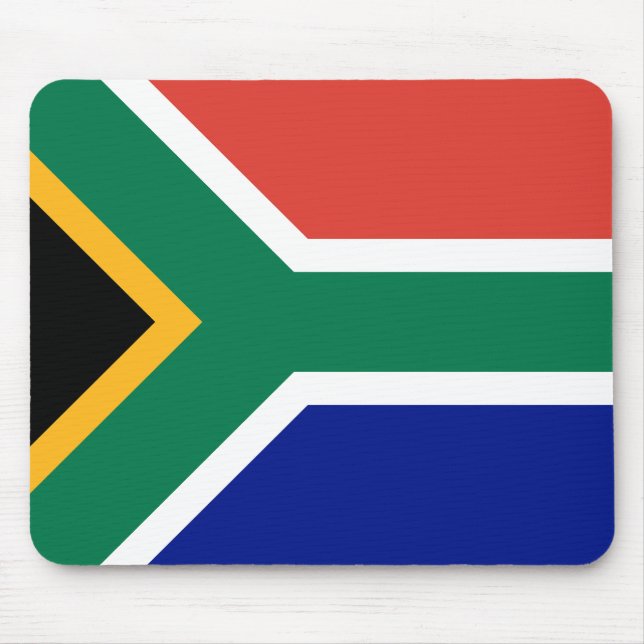 South Africa Flag Mouse Pad (Front)