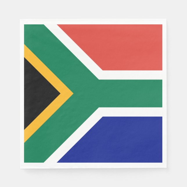 South Africa Flag Napkins (Front)