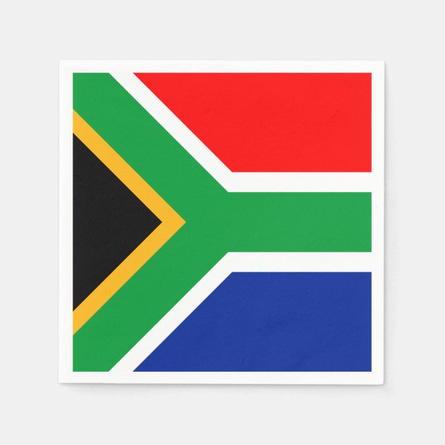 South Africa Flag Napkins (Front)