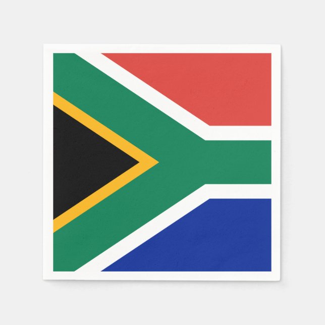 South Africa Flag Napkins (Front)