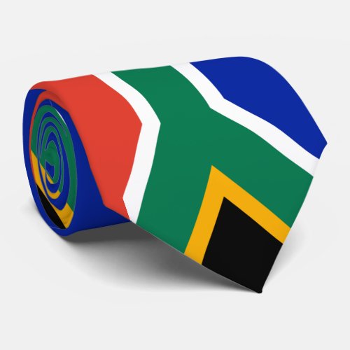 south africa flag neck tie