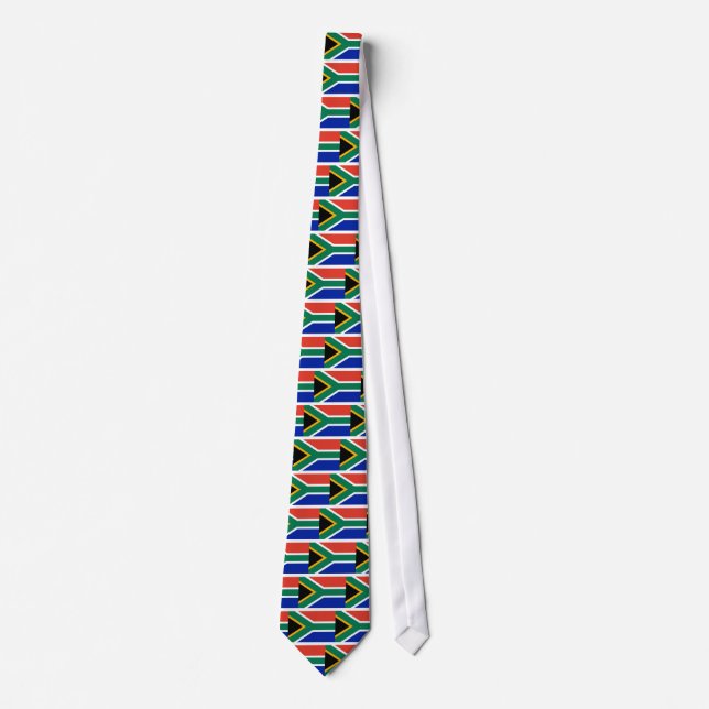 south africa flag neck tie (Front)