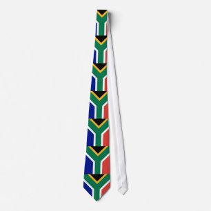 South Africa Flag Neck Tie