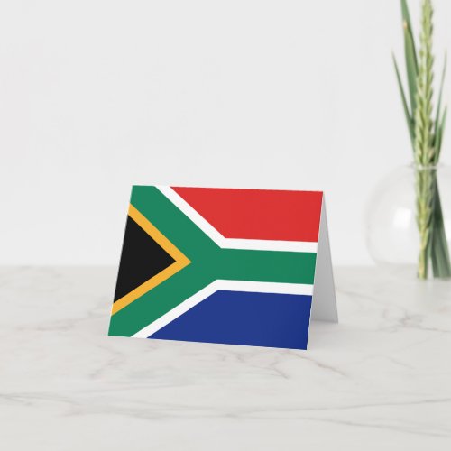 South Africa Flag Notecard