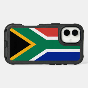 South Africa Flag iPhone 16 Plus Case