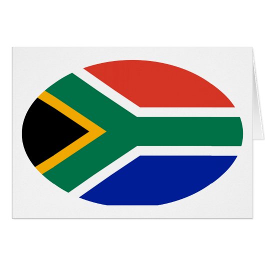 South Africa Flag Oval The MUSEUM Zazzle Gifts (Front Horizontal)