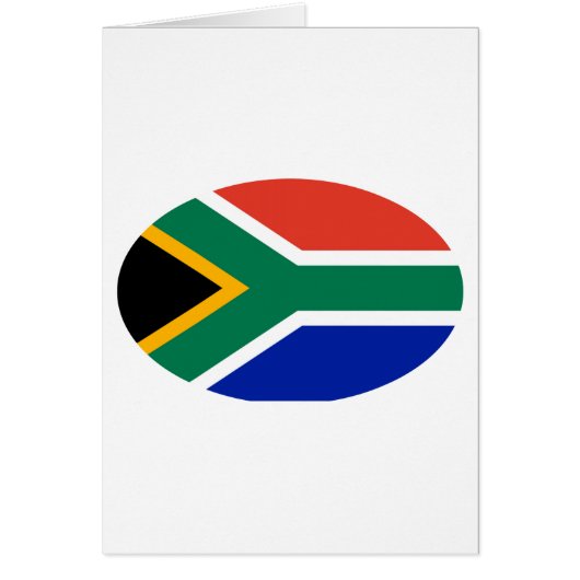 South Africa Flag Oval The MUSEUM Zazzle Gifts (Front)