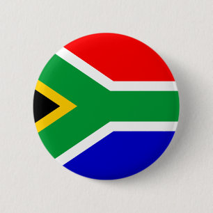 South Africa Flag Pinback Button