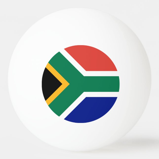 South Africa Flag Ping Pong Ball (Front)