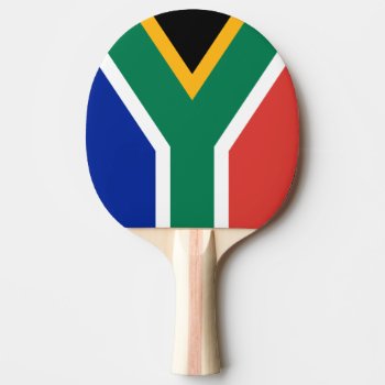 South Africa Flag Ping Pong Paddle For Tabletennis by iprint at Zazzle