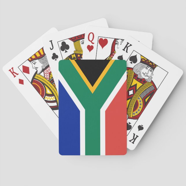 South Africa Flag Poker Cards (Back)