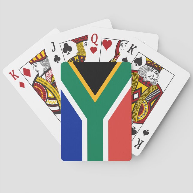 South Africa Flag Poker Cards (Back)