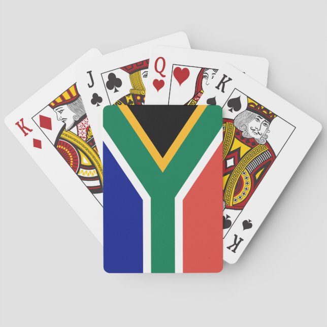 South Africa Flag Poker Cards (Back)