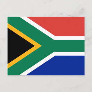 South Africa Flag Postcard