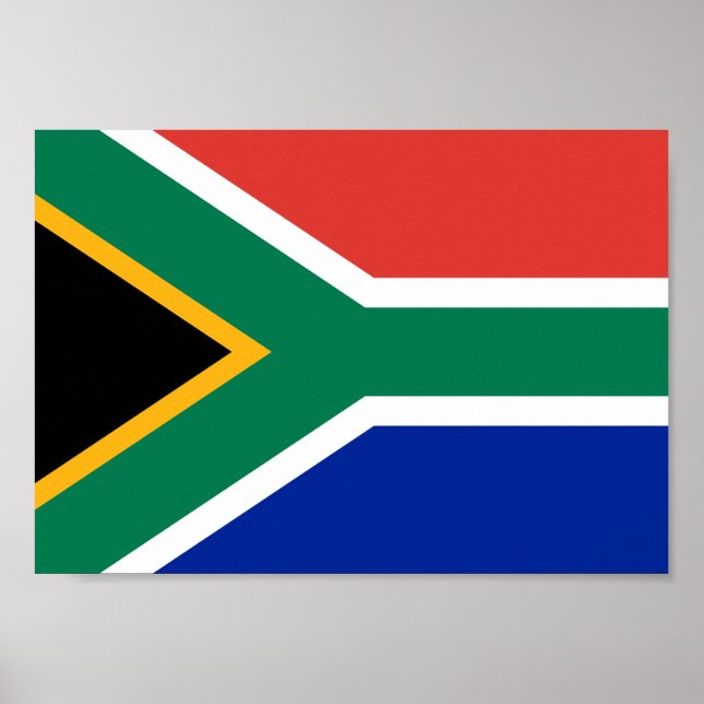 South Africa Flag Poster (Front)