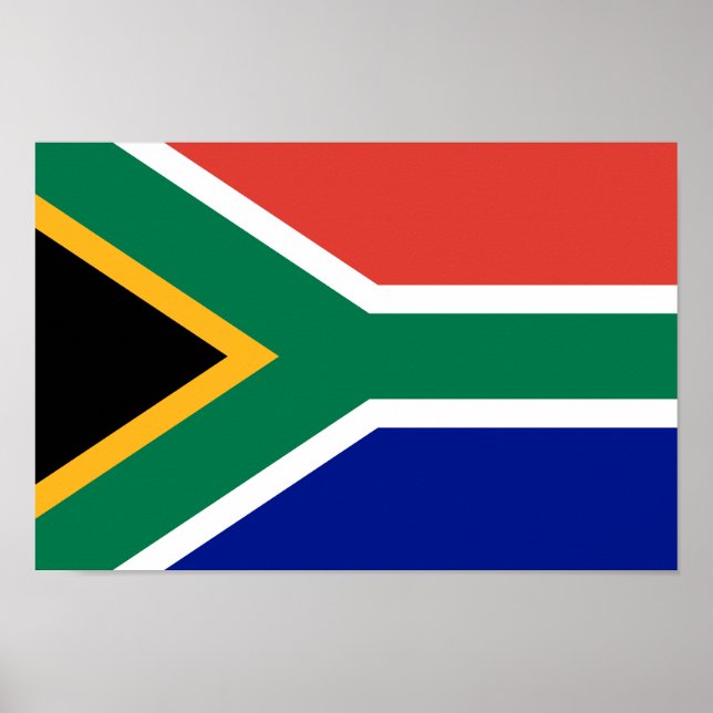 South Africa Flag Poster (Front)