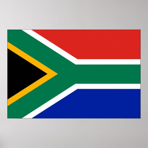 South Africa Flag Poster