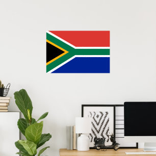 South Africa flag Poster