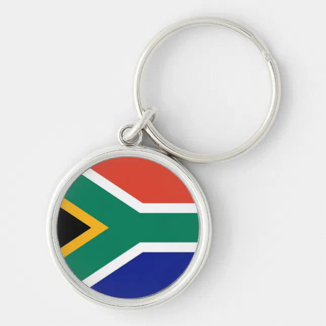South Africa flag premium keychain | Zazzle