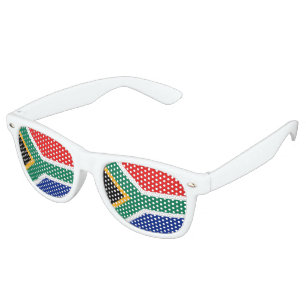 South Africa Flag Retro Sunglasses
