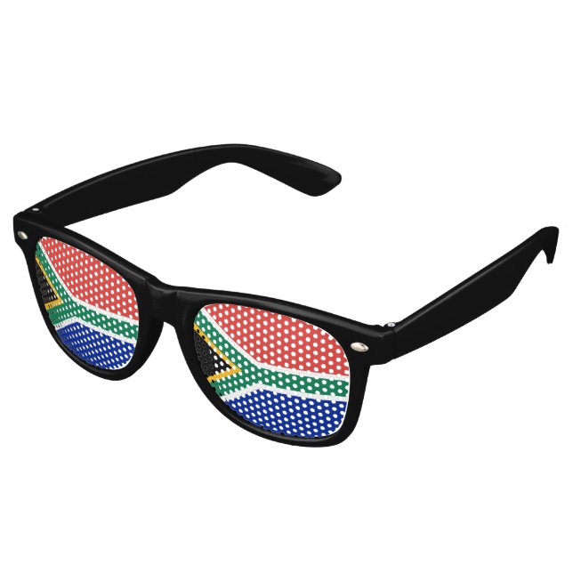 South Africa flag Retro Sunglasses (Angled)
