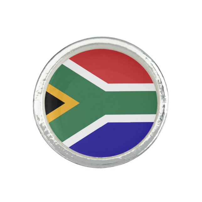 South Africa Flag Ring (Front)
