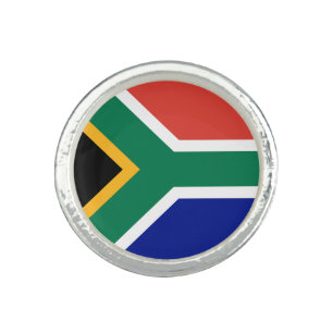 South Africa Flag Ring