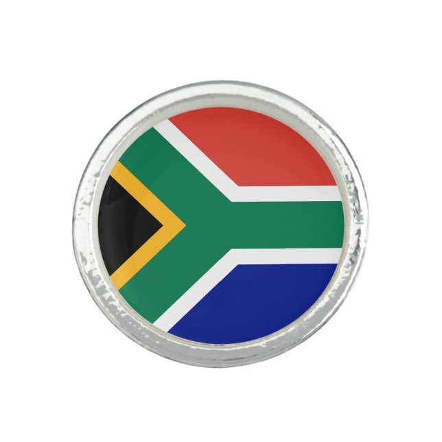 South Africa Flag Ring (Front)