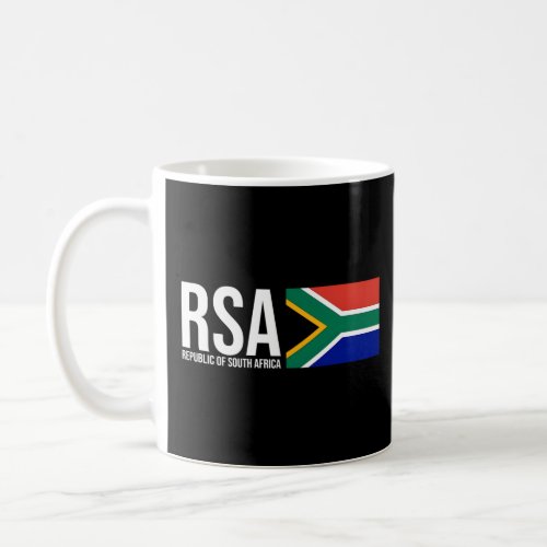 South Africa Flag Rsa Athletic Sports Jersey Style Coffee Mug