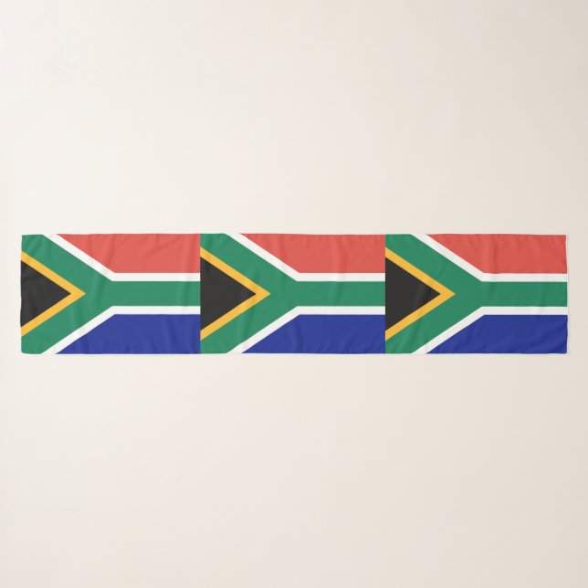 South Africa Flag Scarf (Front (Horizontal))