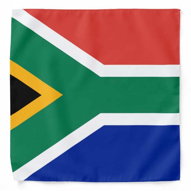 South Africa Flag South African Patriotic Bandana (Front)